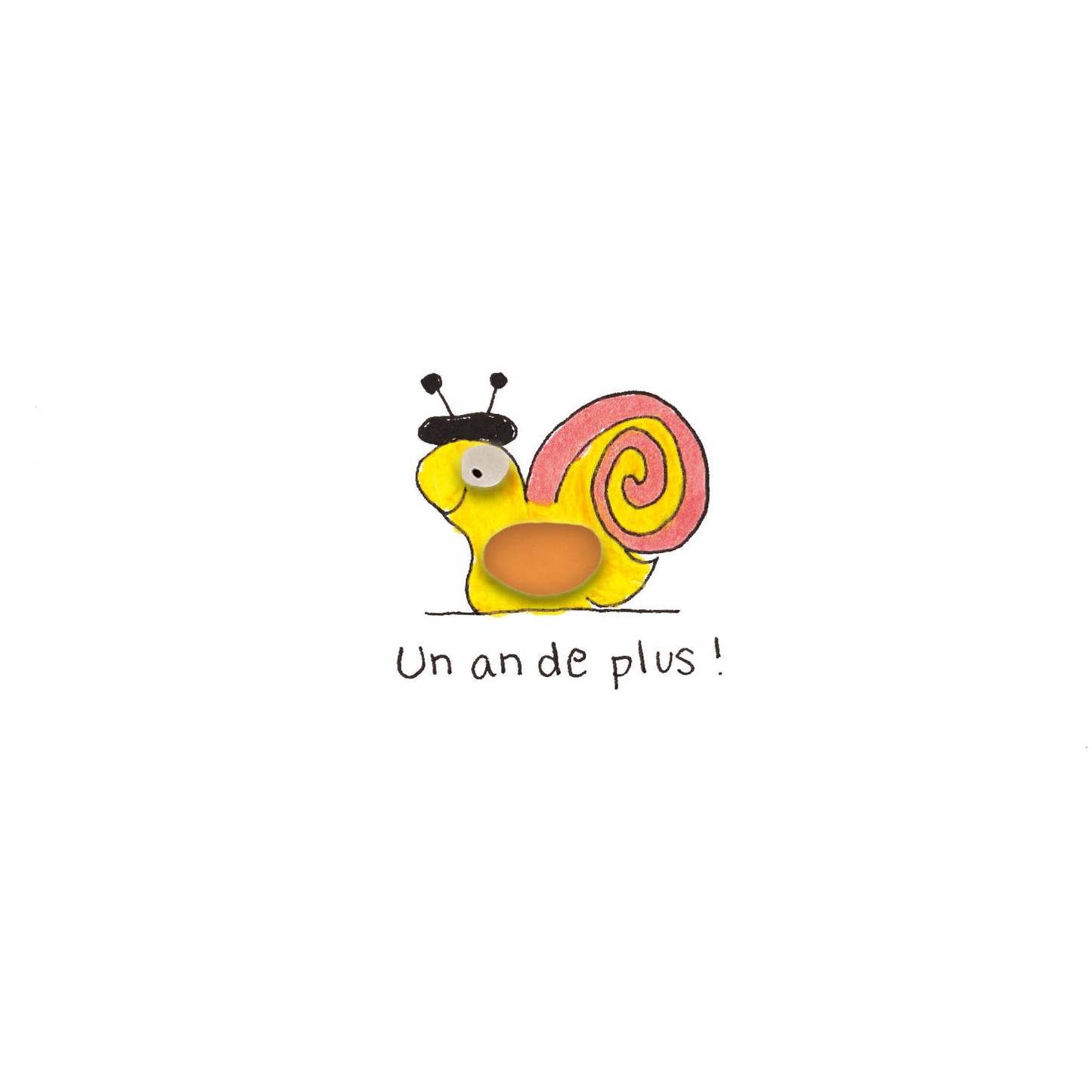 Verre de mer - Un an de plus ! Escargot