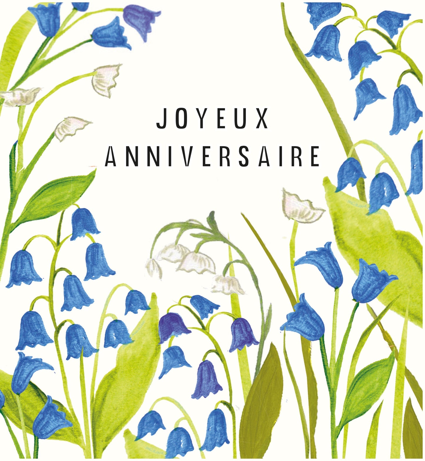 Posie - Anniversaire campanules