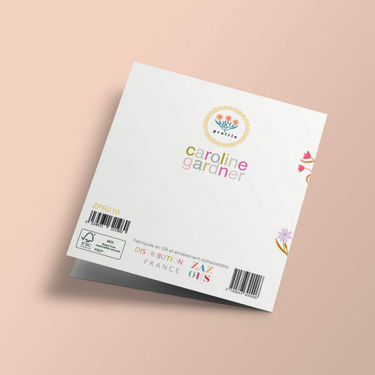 Prairie - parterre fleurs roses