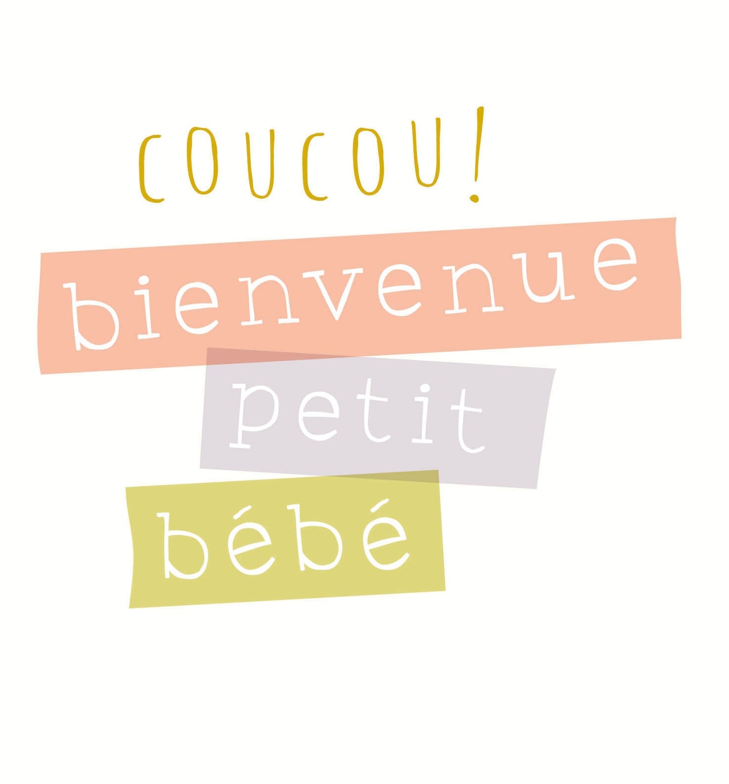 Ticker - Coucou ! Bienvenue petit bébé