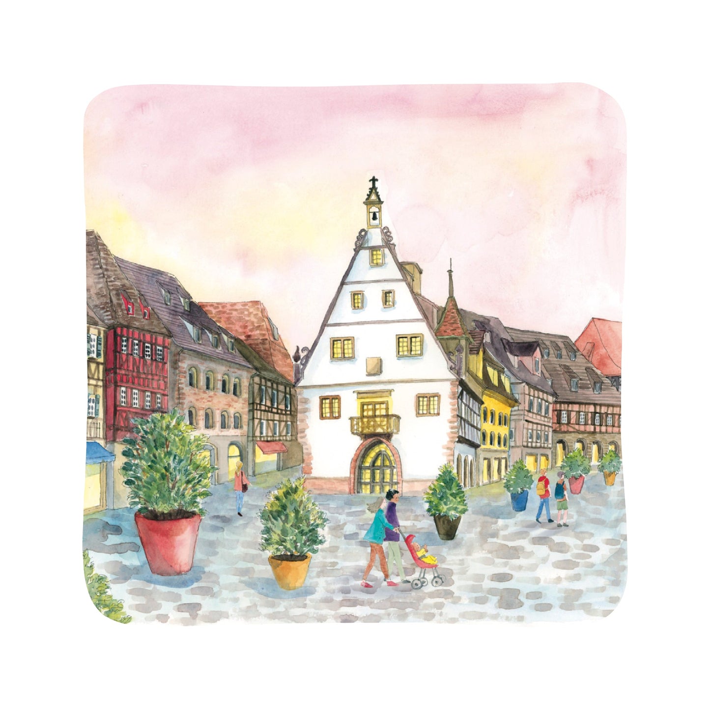 Promenade Alsacienne - Obernai, La Halle aux blés