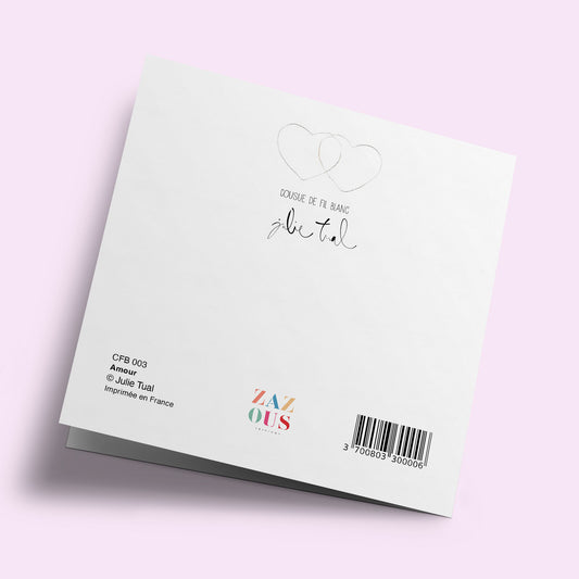 Cousue de fil blanc - Amour