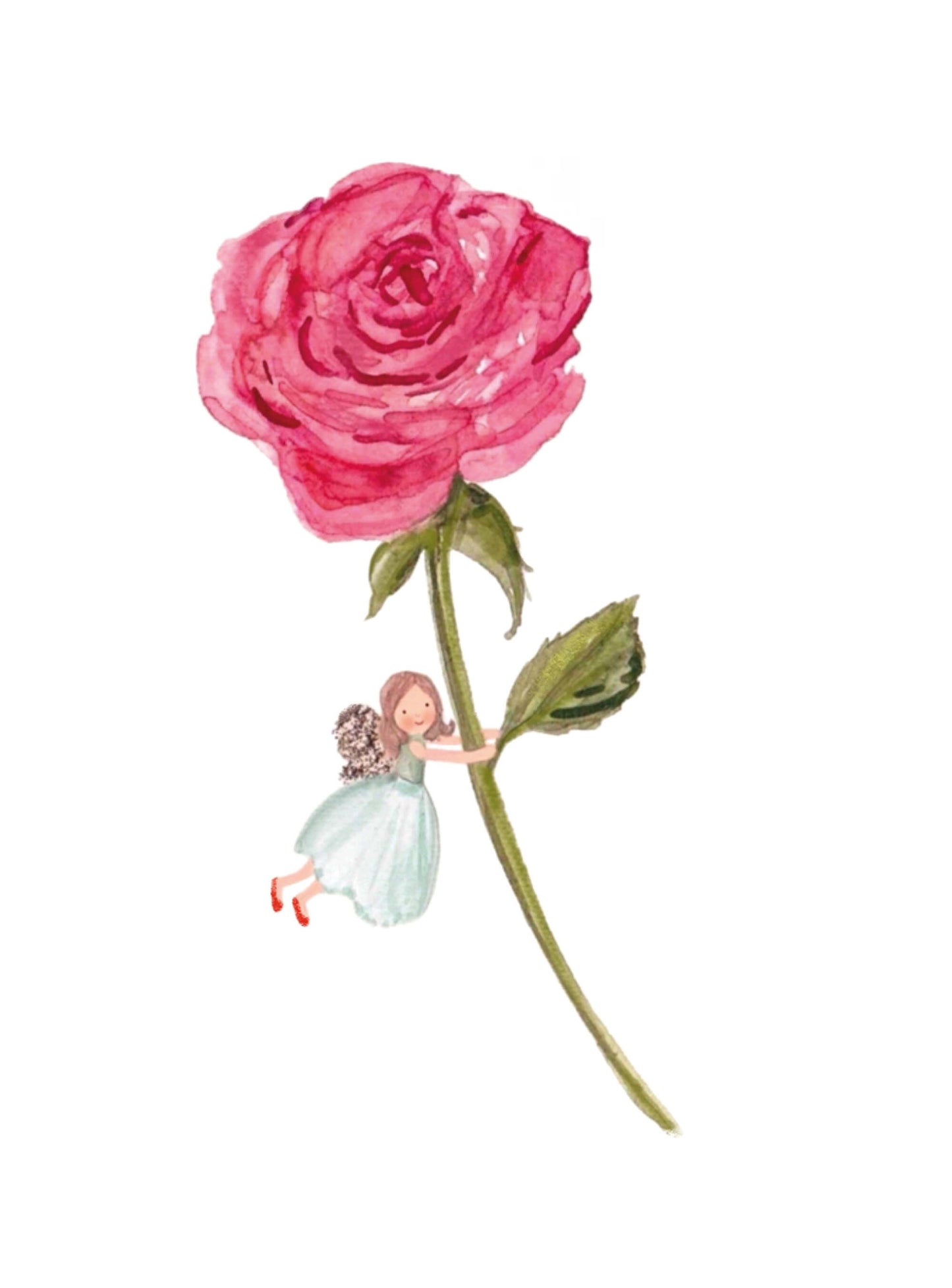 Filles en fleur - Rose