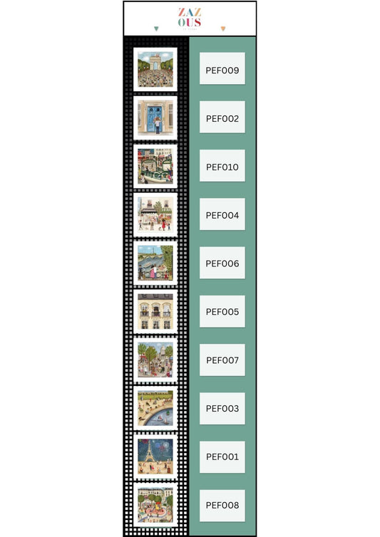 Une face de "Paris est une fête" par Love Lucy Illustration