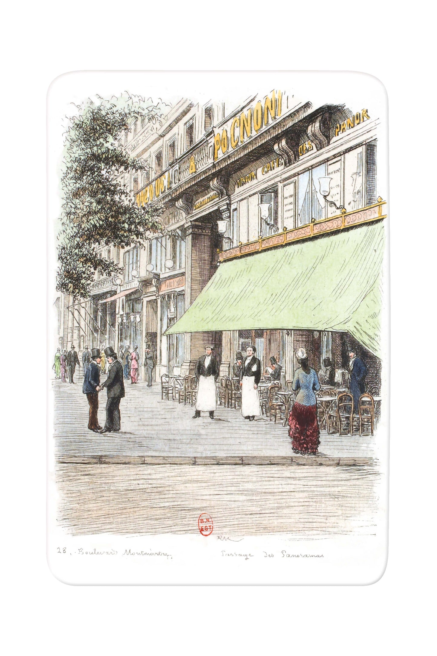 Paris, Les Grands Boulevards - Boulevard Montmartre : Passage des Panoramas