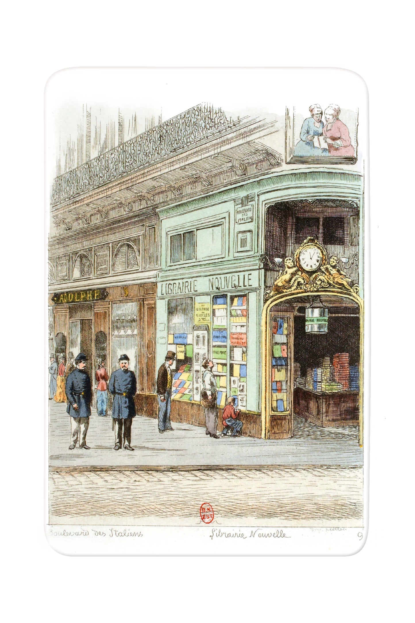 Paris, Les Grands Boulevards - Boulevard des Italiens : Librairie Nouvelle