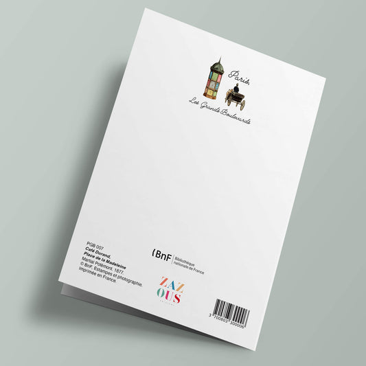 Paris, Les Grands Boulevards - Café Durand, Place de la Madeleine