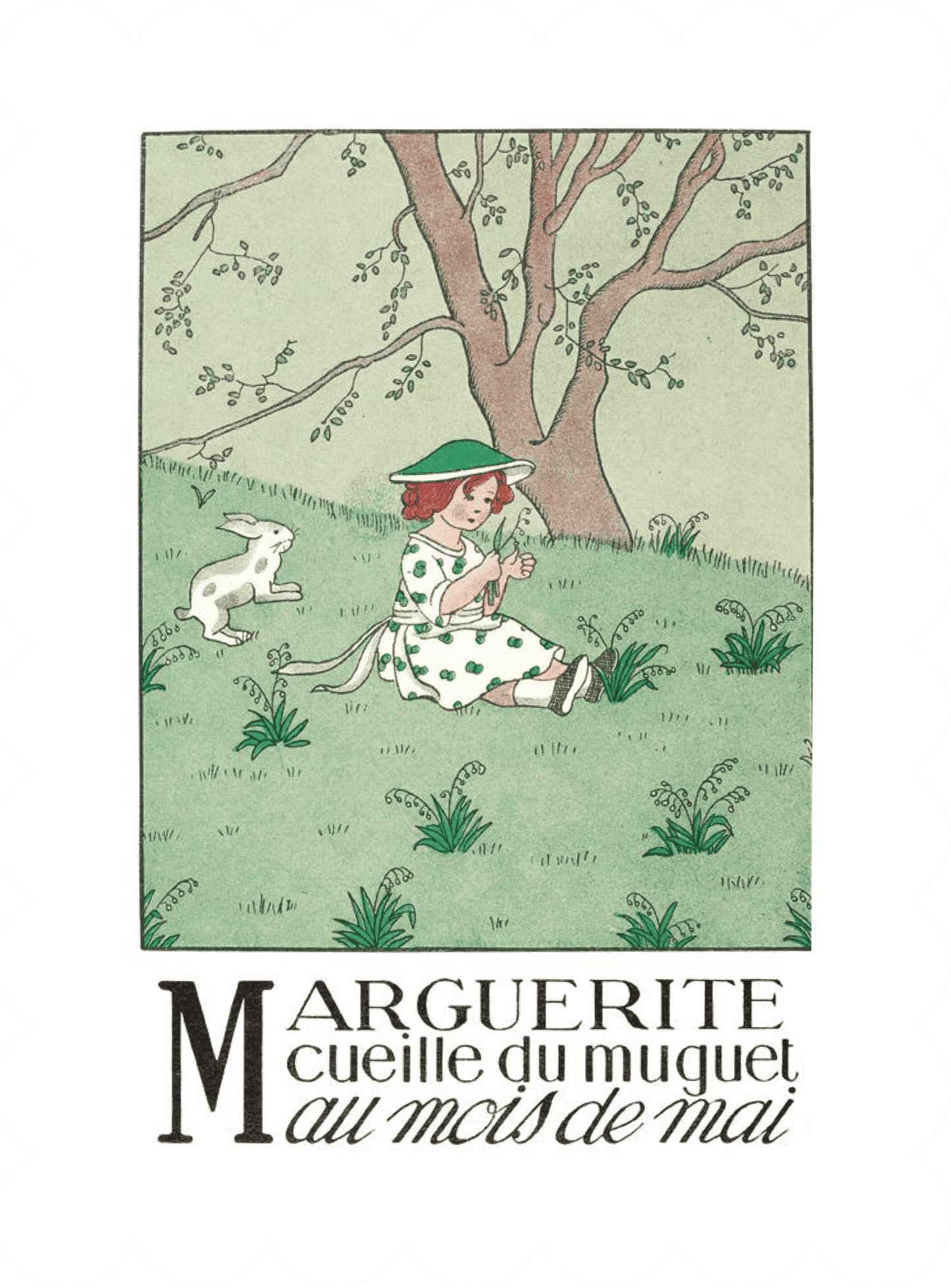 Alphabet - Marguerite et son muguet