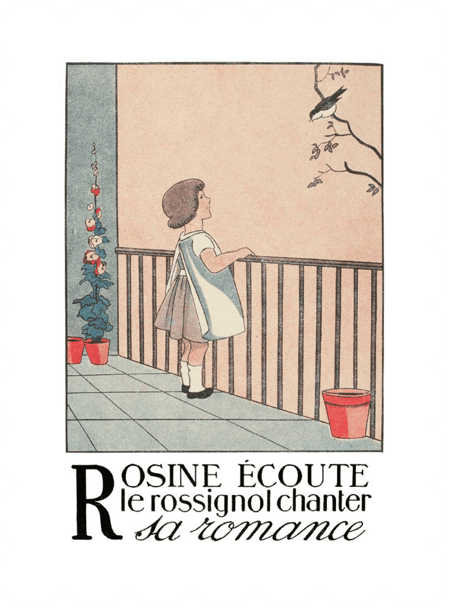 Alphabet - Rosine et son rossignol