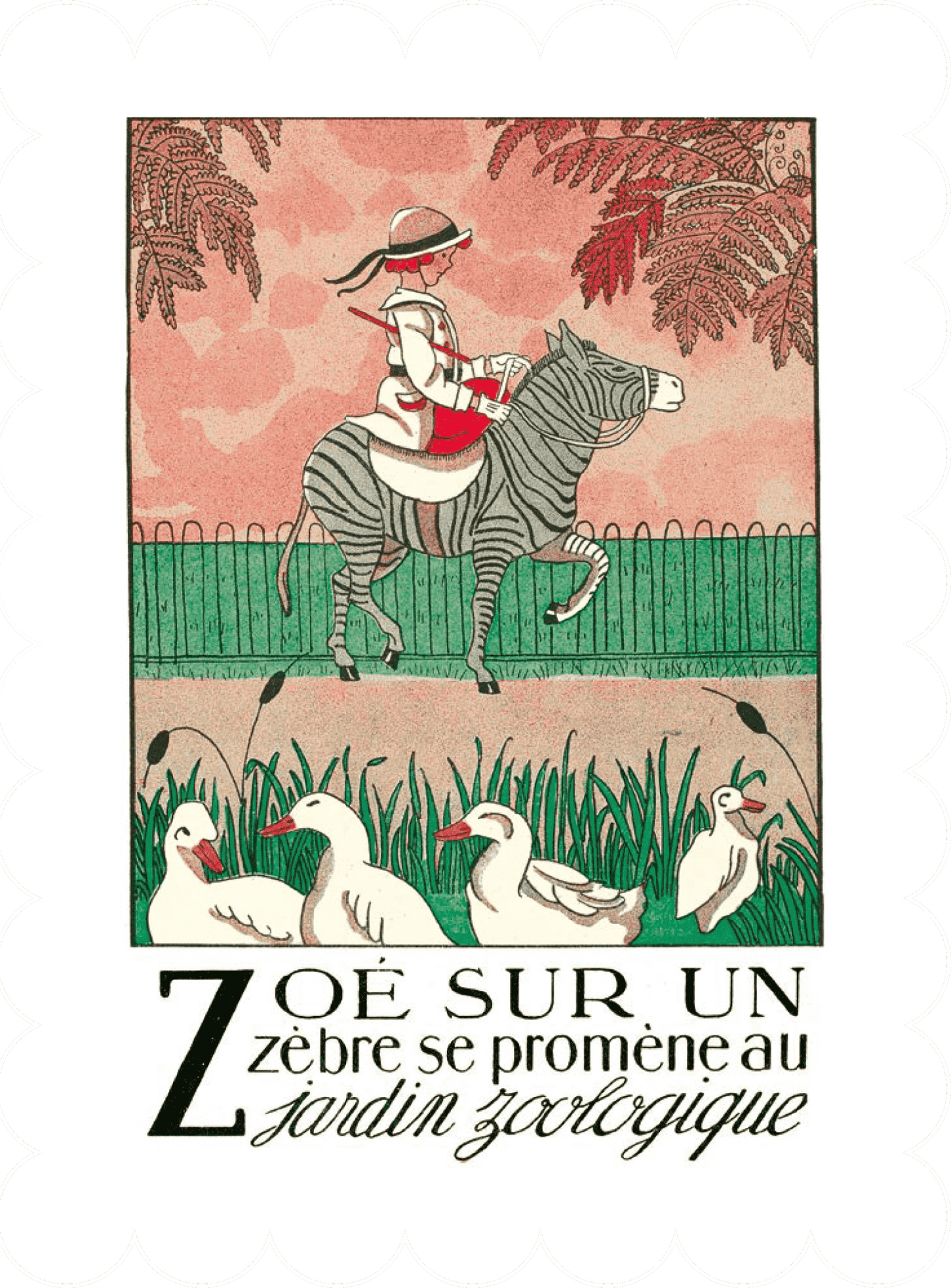 Alphabet - Zoe et son zèbre