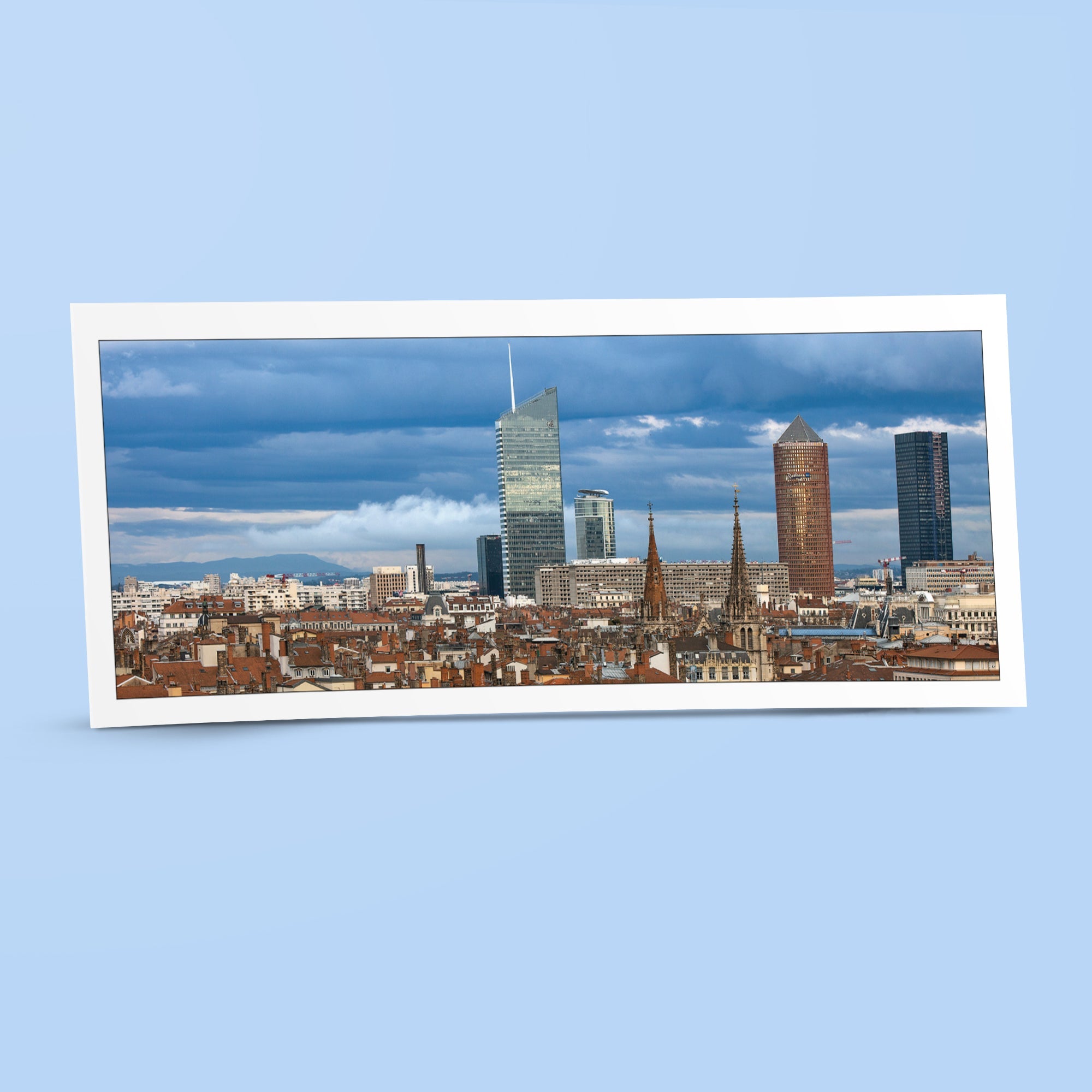 Carte panoramique - Silhouette des Immeubles