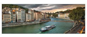 Carte panoramique - Quai de Saône