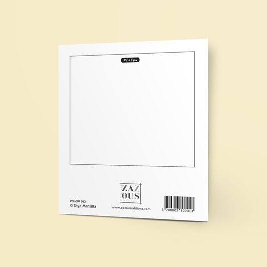 Carte polaroid - L'Escalier, Lyon