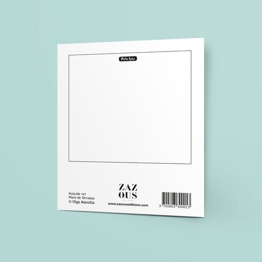 Carte polaroid - Place de Terreaux, Lyon