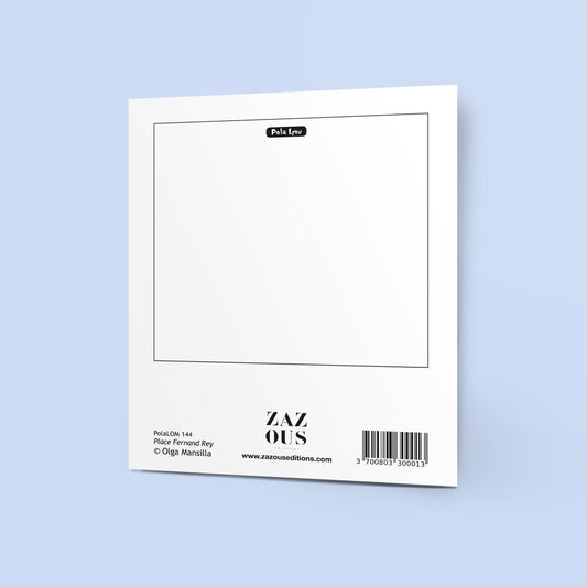 Carte polaroid - Place Fernand Rey, Lyon