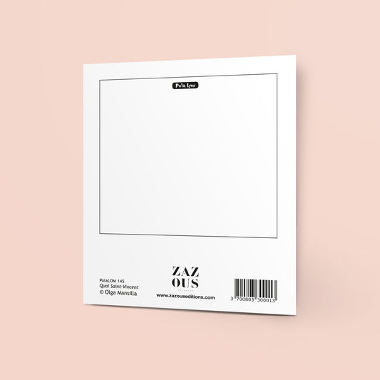 Carte polaroid - Quai Saint-Vincent, Lyon