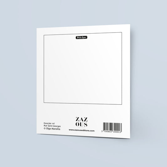 Carte polaroid - Rue Saint-Georges, Lyon