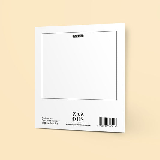 Carte polaroid - Quai Saint-Vincent, Lyon