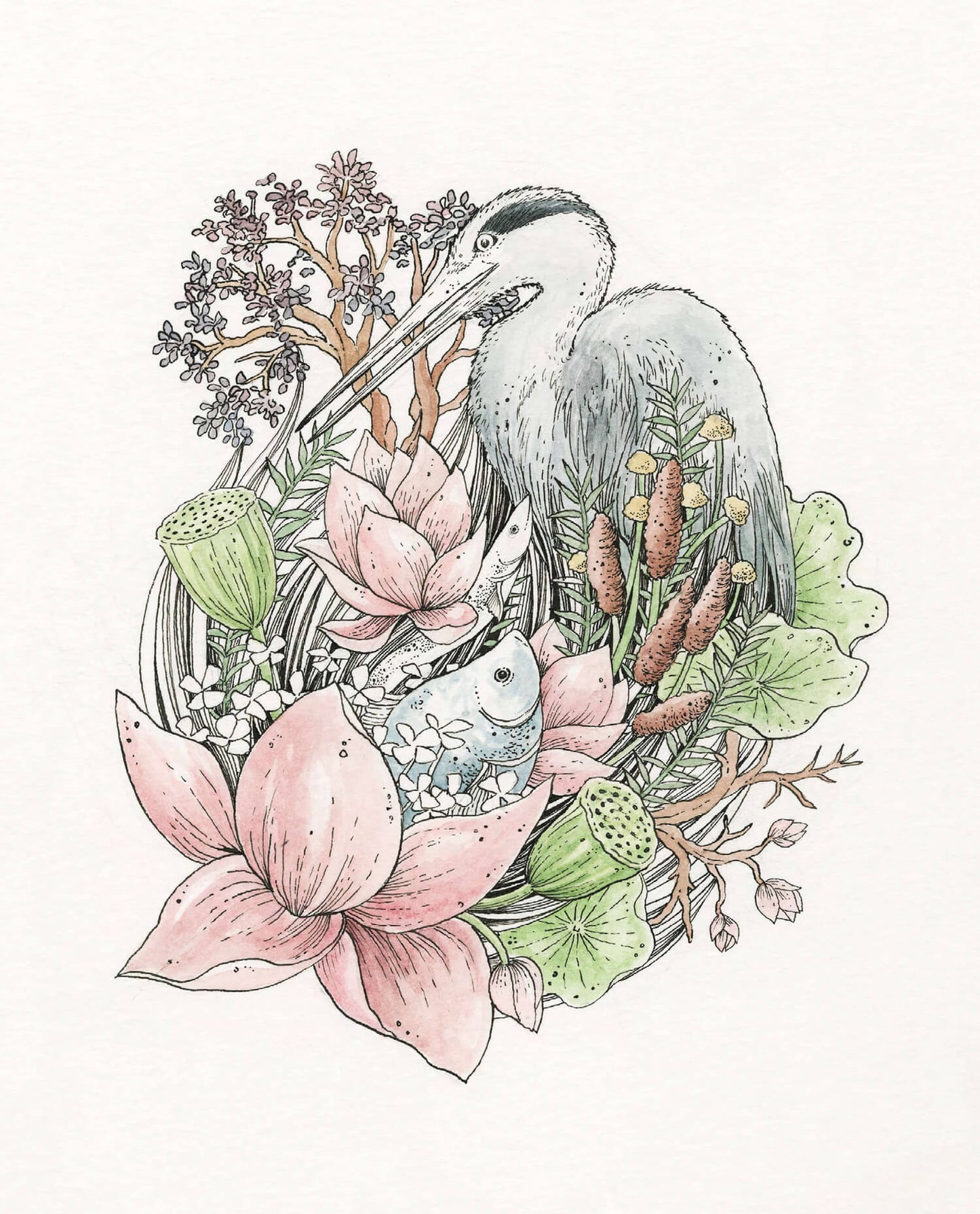 Le Bestiaire - Héron