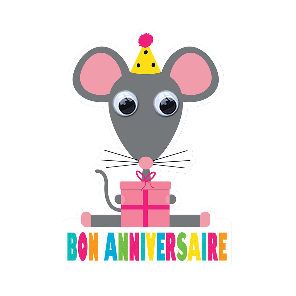 Paws & Party Hats - Découpée Souris