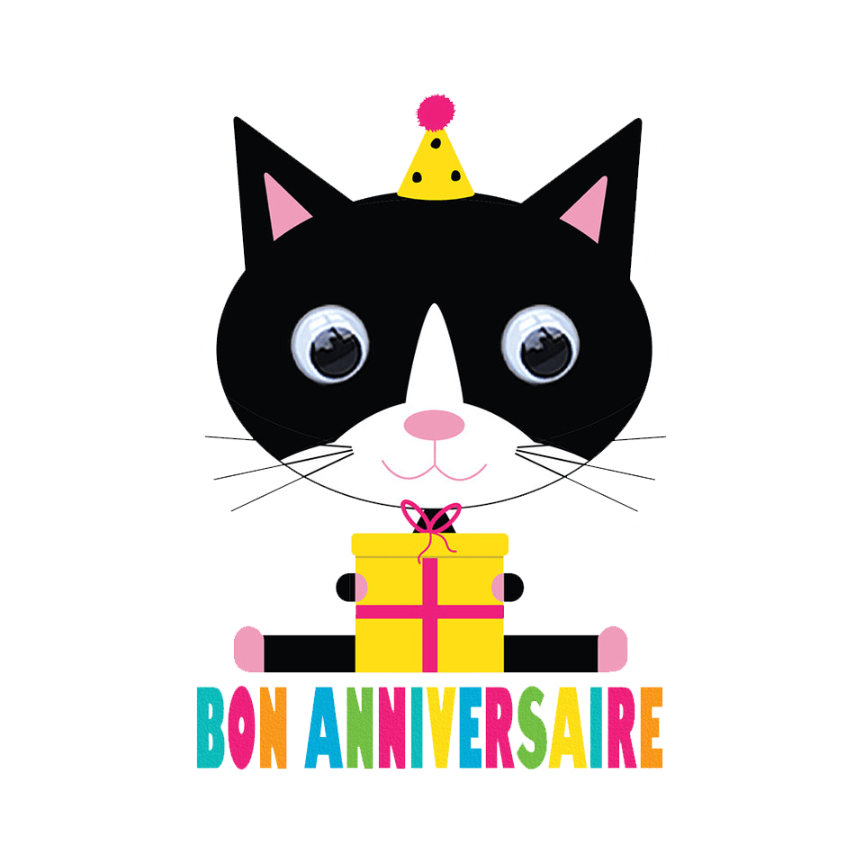 Paws & Party Hats - Découpée Chaton