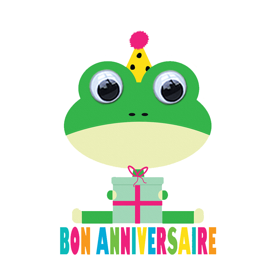 Paws & Party Hats - Découpée Grenouille
