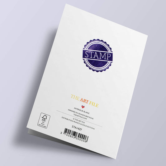 Stamp - Bouquet de fleurs, je pense à toi