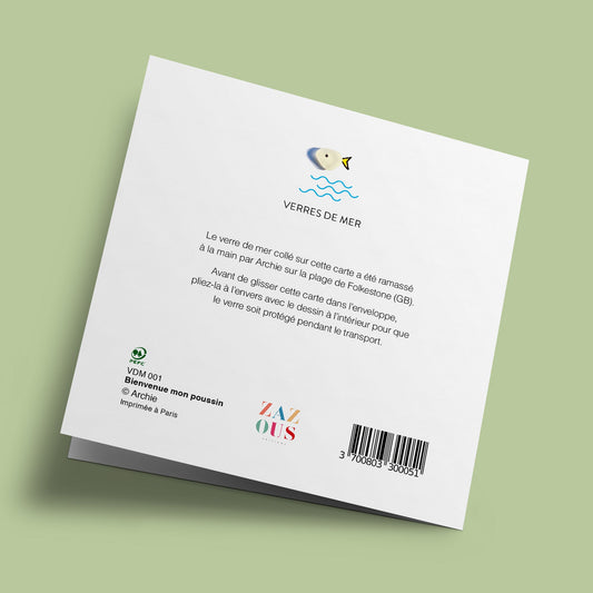 Verre de mer - Bienvenue au bébé !