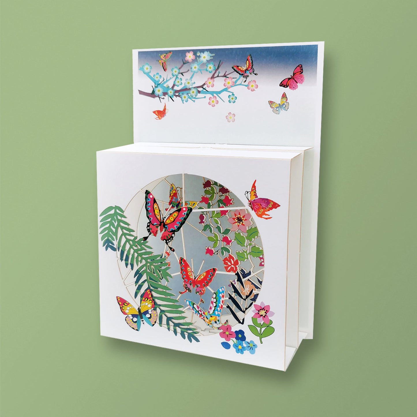 Carte box - Des papillons