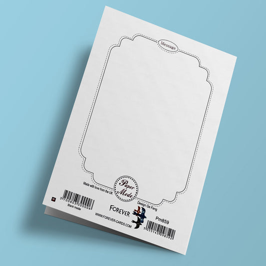 Carte découpée - Poissons