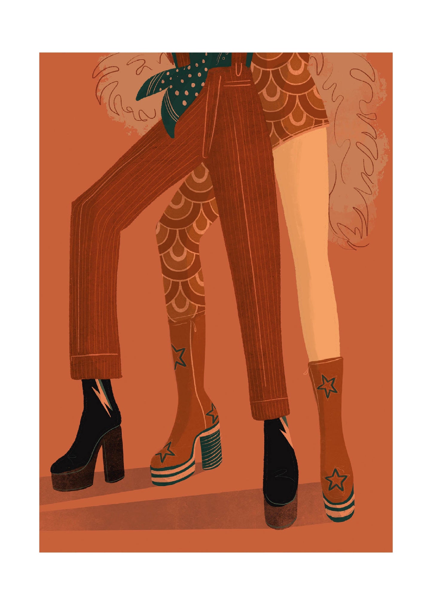 Let's Dance - Glam Rock Dancing Legs