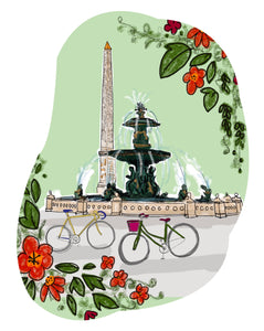 Carte à planter - Paris, Place de la Concorde