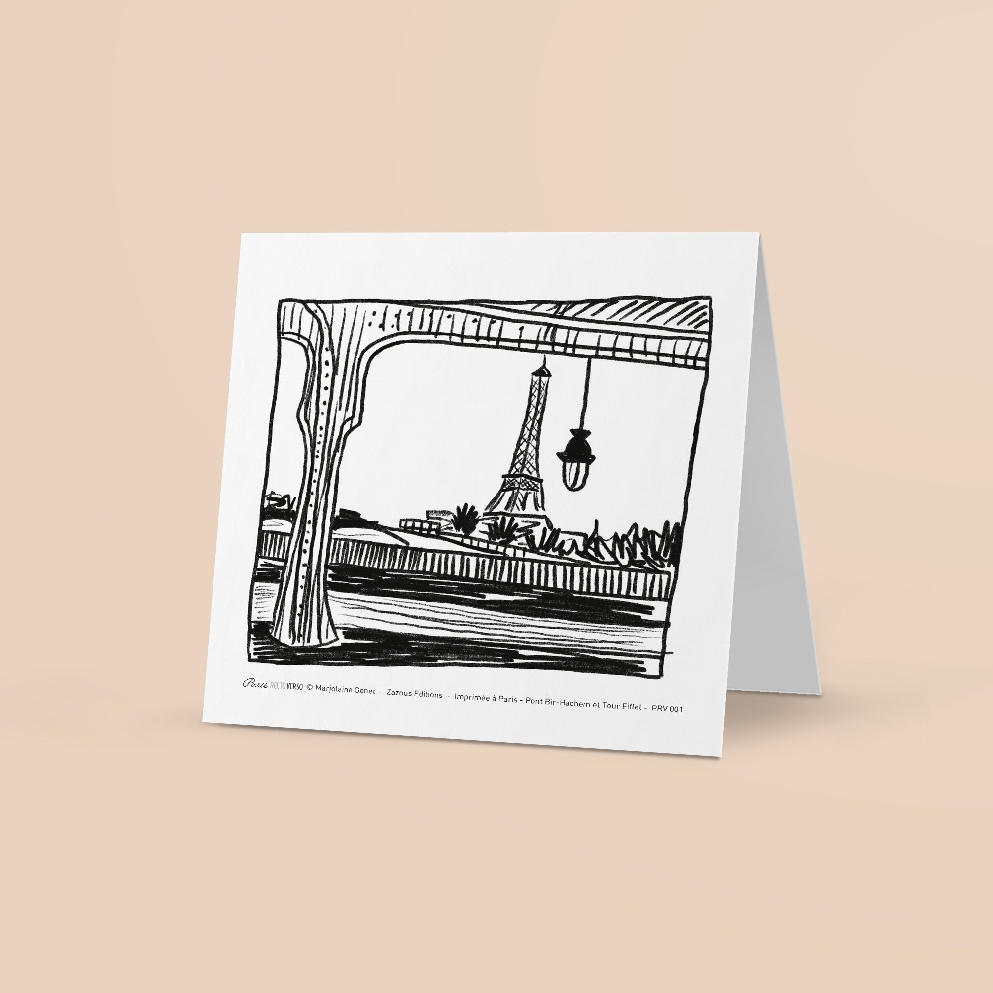 Paris Recto Verso - Bir-Hachem Bridge and Eiffel Tower