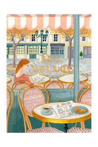 Mélanie à Paris - Café Parisien