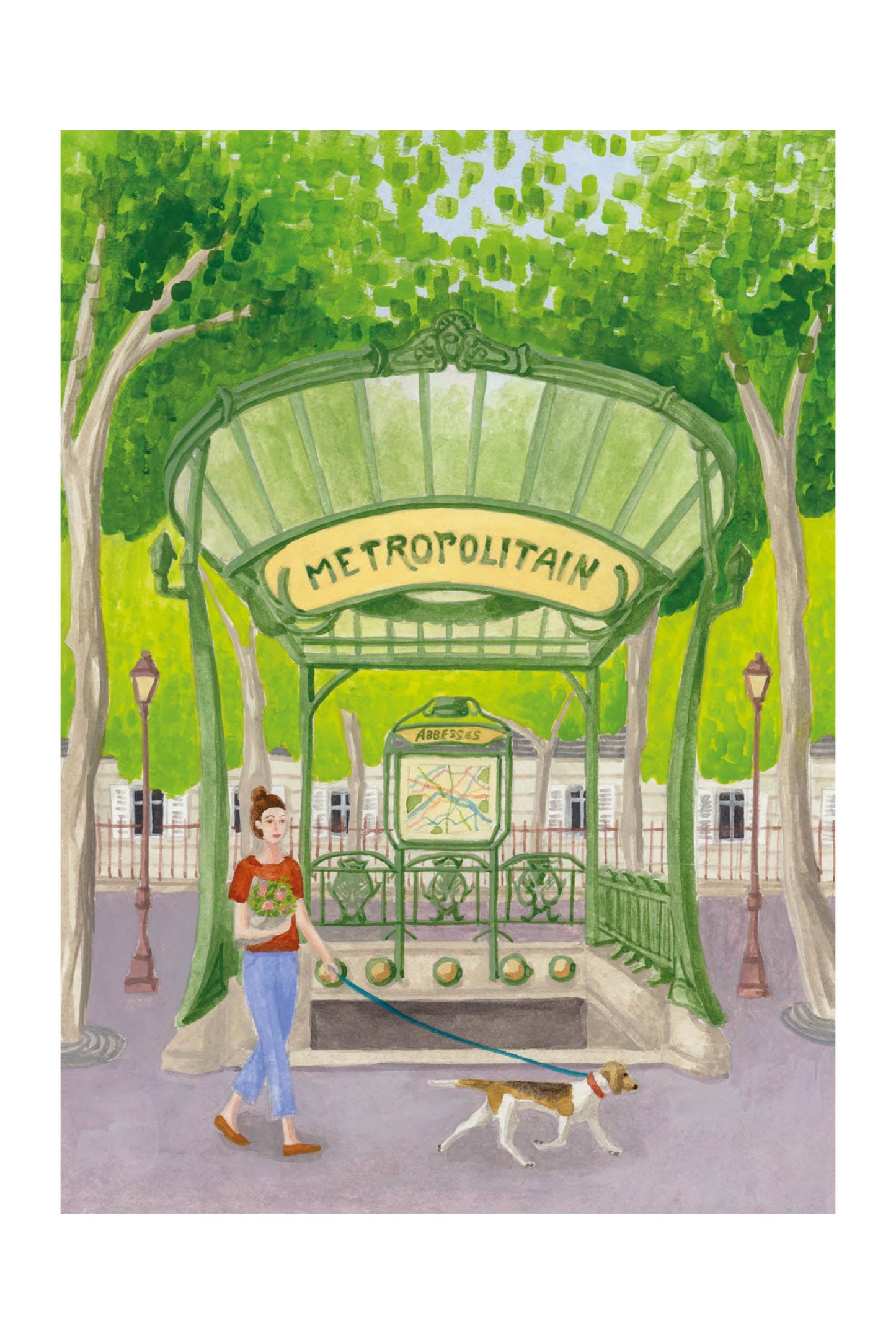 Mélanie à Paris - Métropolitain