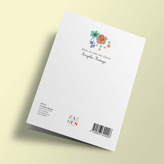 Say it with flowers - Joyeux anniversaire ! - yellow and pink flowers