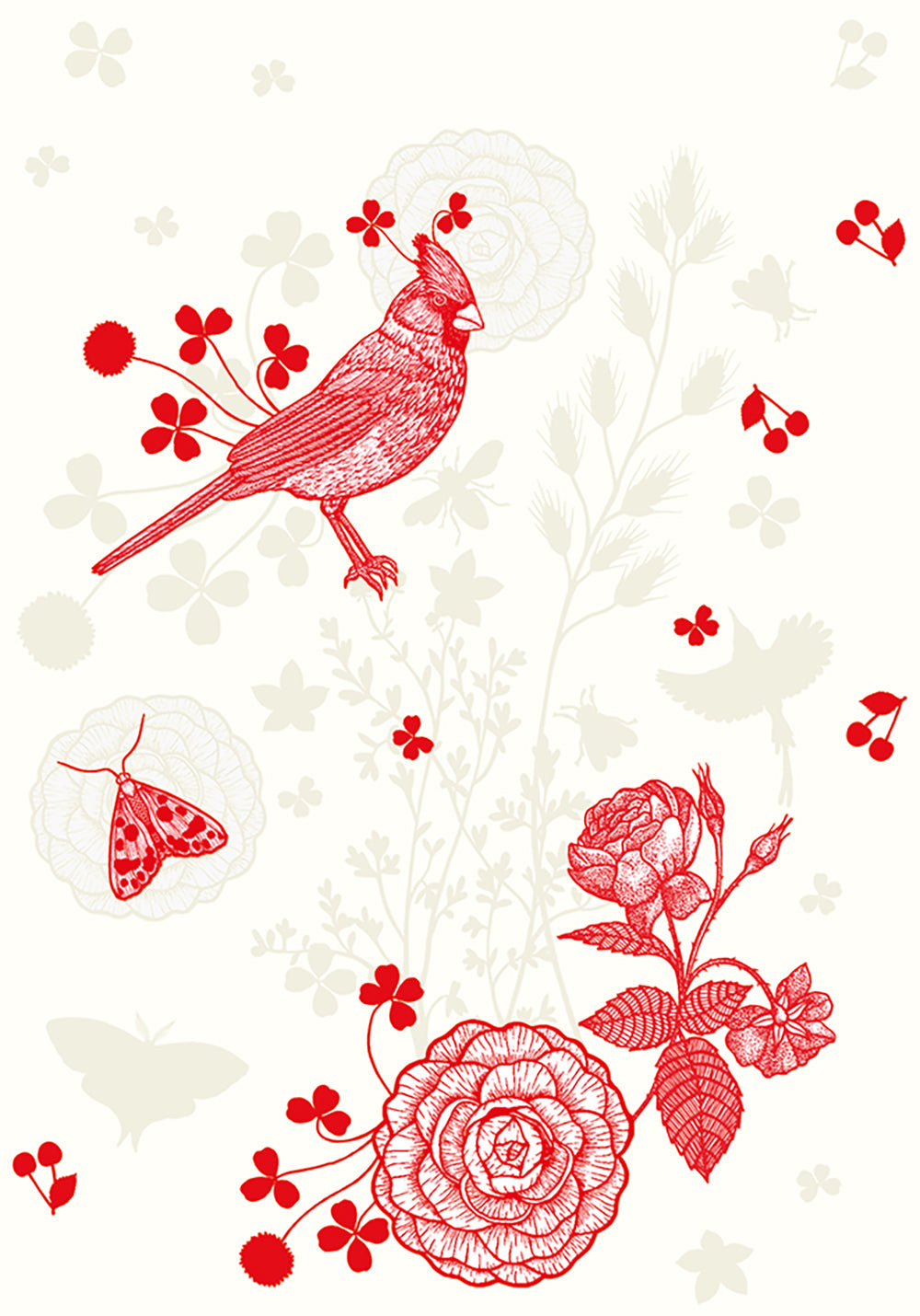 Fossil - Red bird