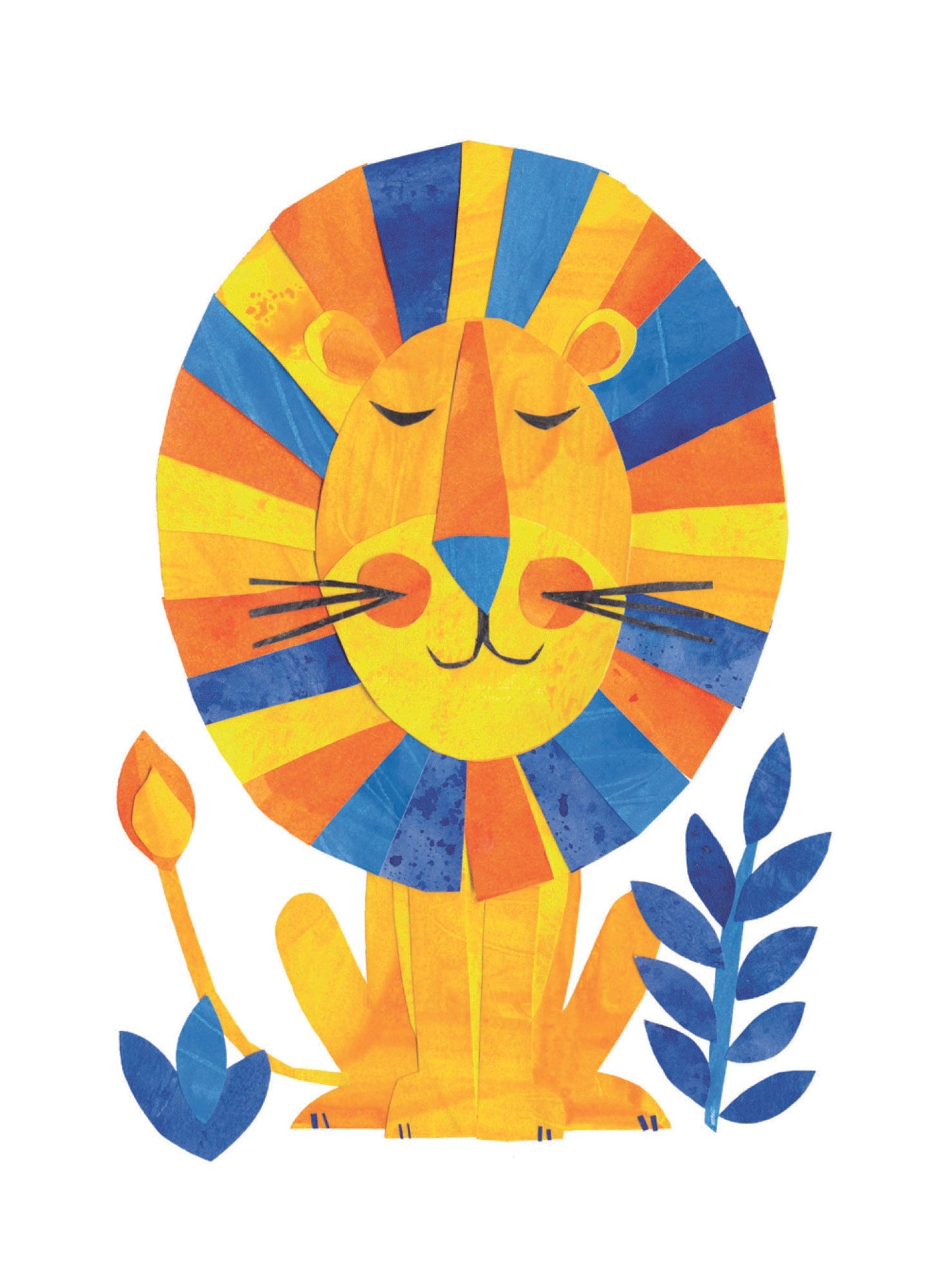 Une face de "Animaux Timbres" par Tracey English