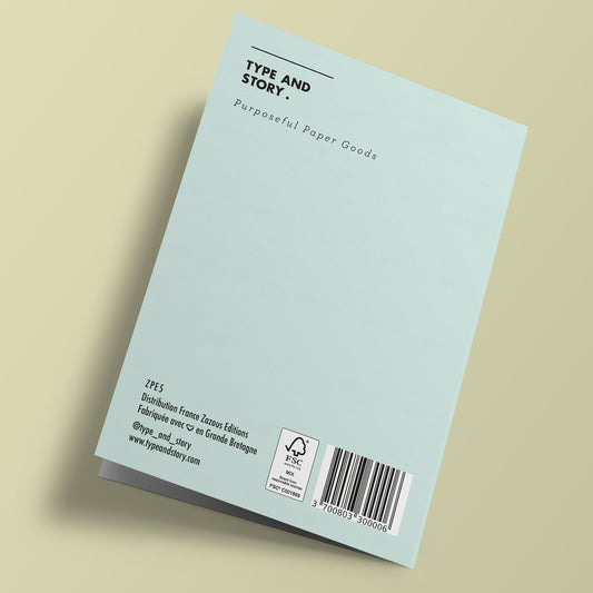 Planet Earth - Vase Full of Flowers on Mint Green Background