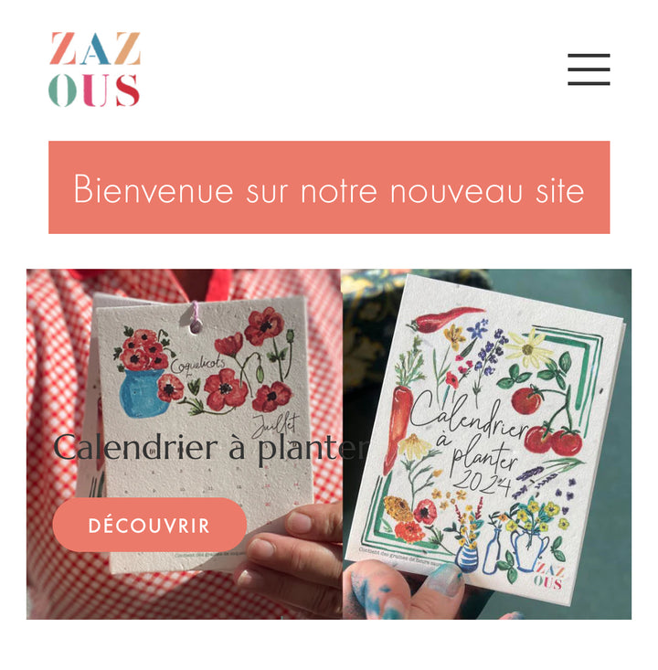 Page d'accueil du site Zazous editions