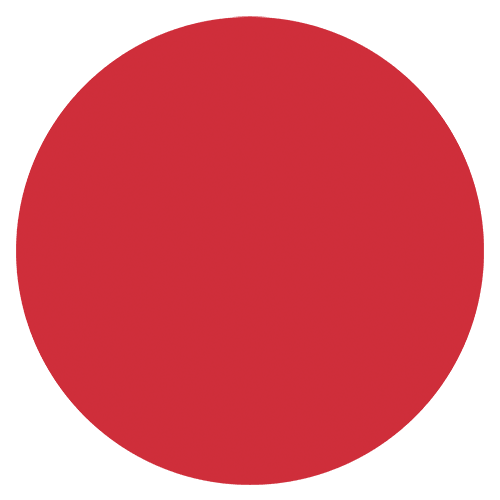 Pastille rouge - 10cm x 13,5cm