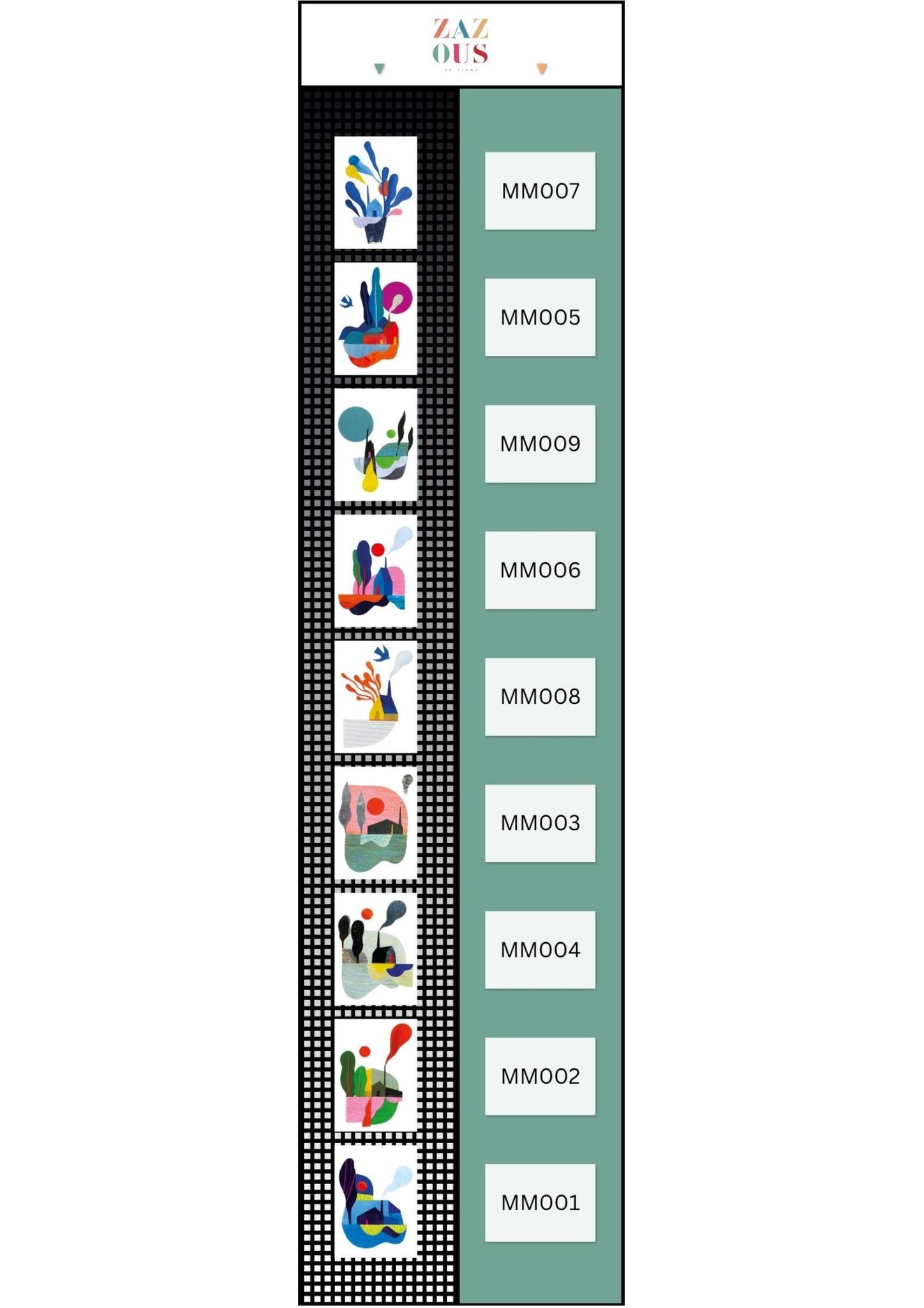 Une face de "Les petites maisons" par Aga Kowalska