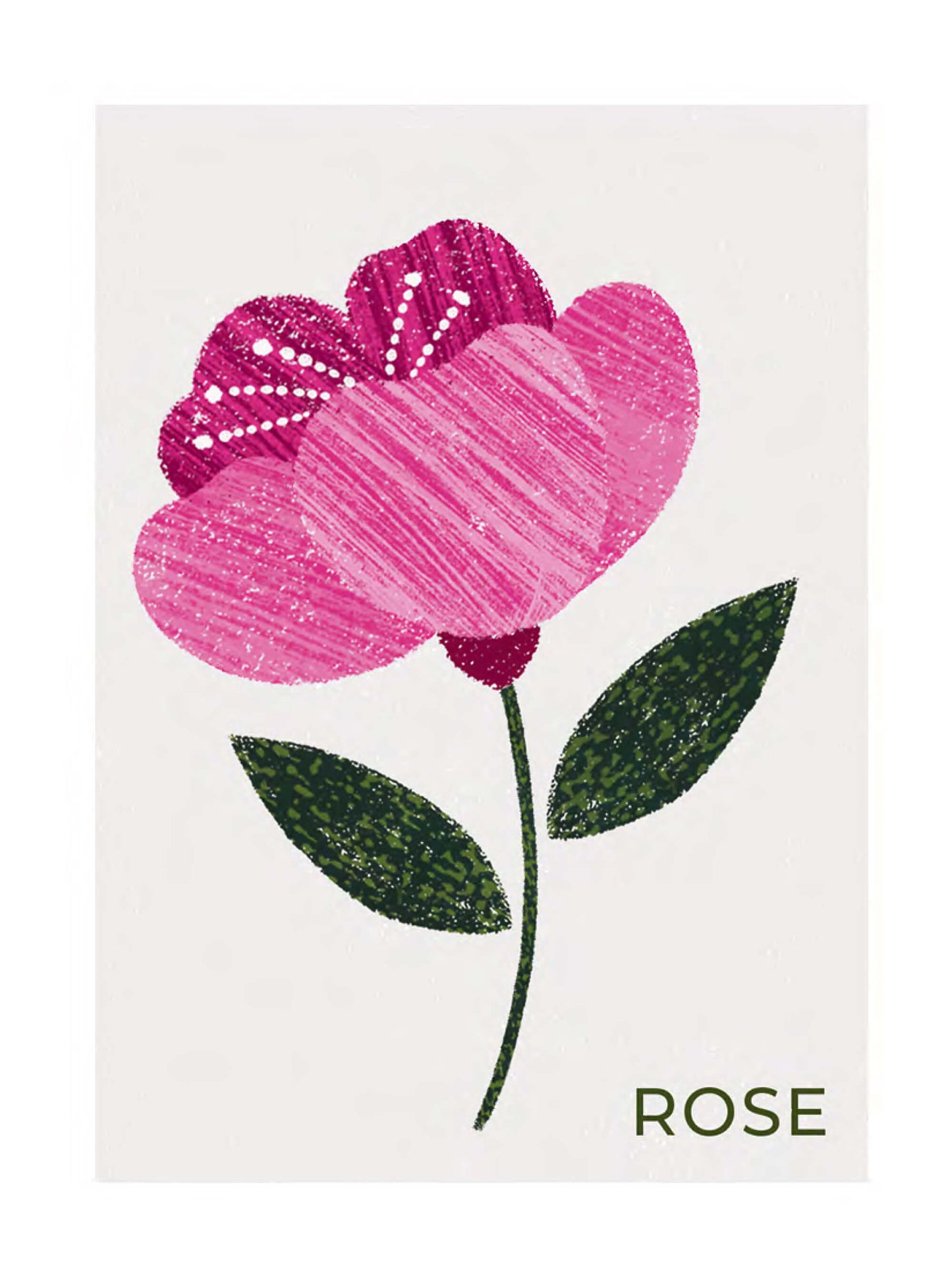 Floral Stamps - Rose