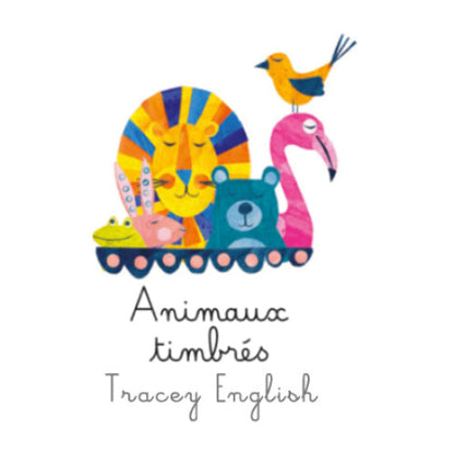 Une face de "Animaux Timbres" par Tracey English
