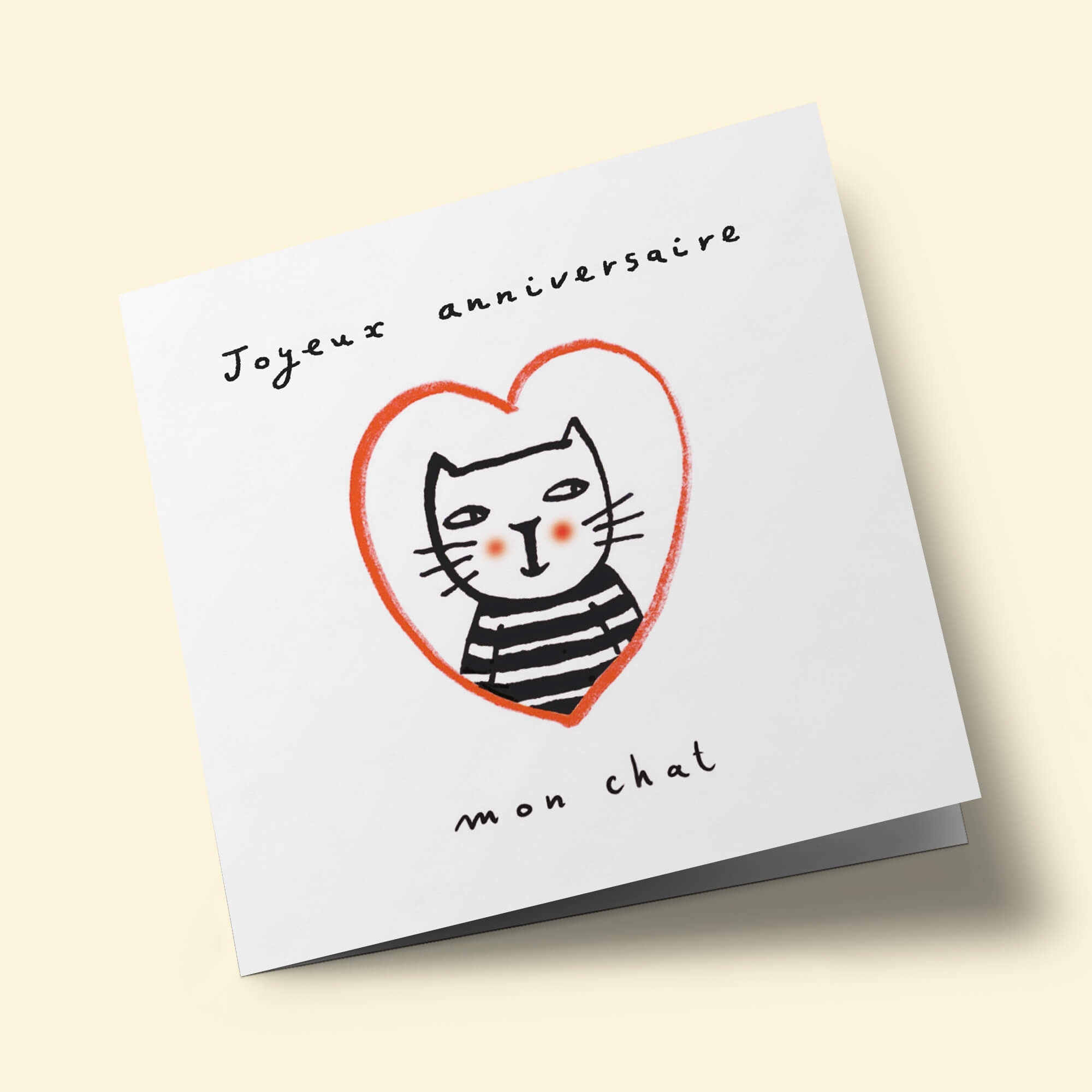 Les Ani-Mots Doux - Joyeux anniversaire mon chat