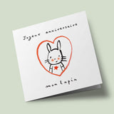 Les Ani-Mots Doux - Joyeux anniversaire mon lapin