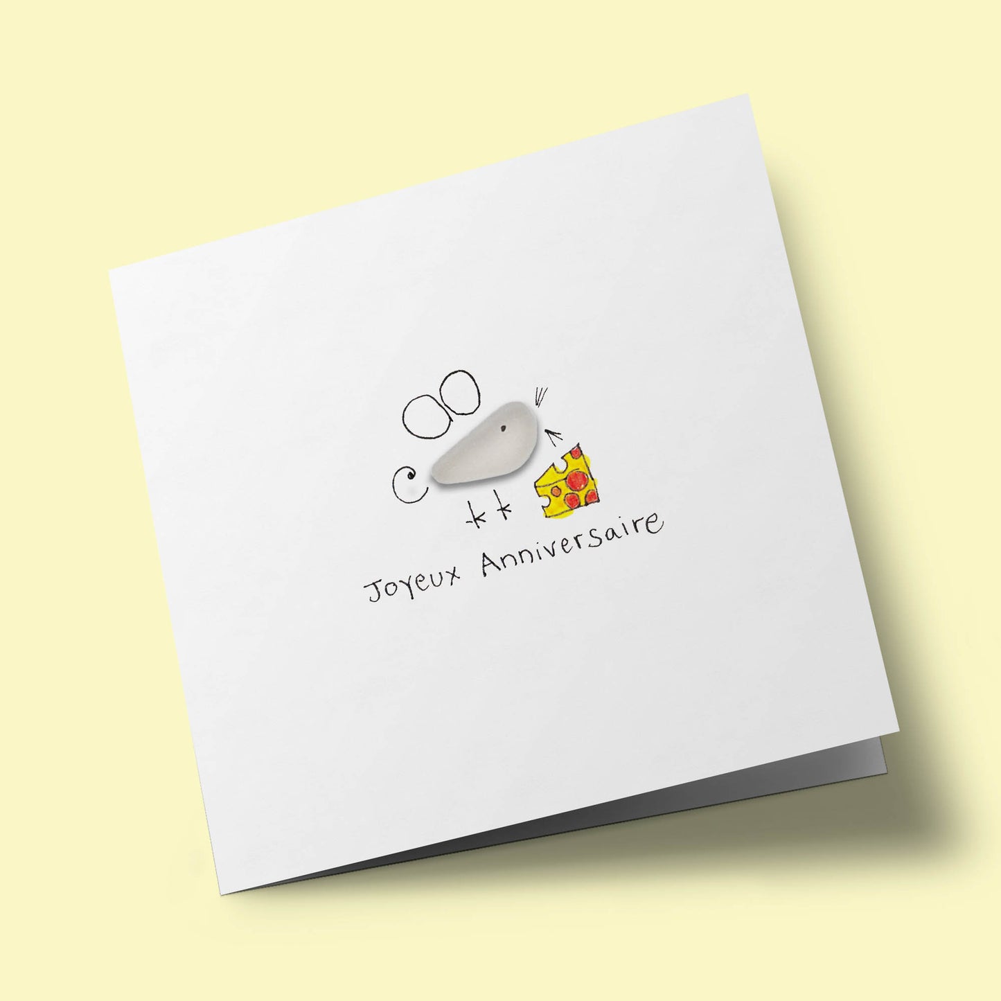 Verre de mer - Joyeux anniversaire souris