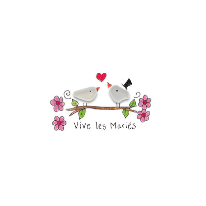 Verre de mer - Vive les mariés