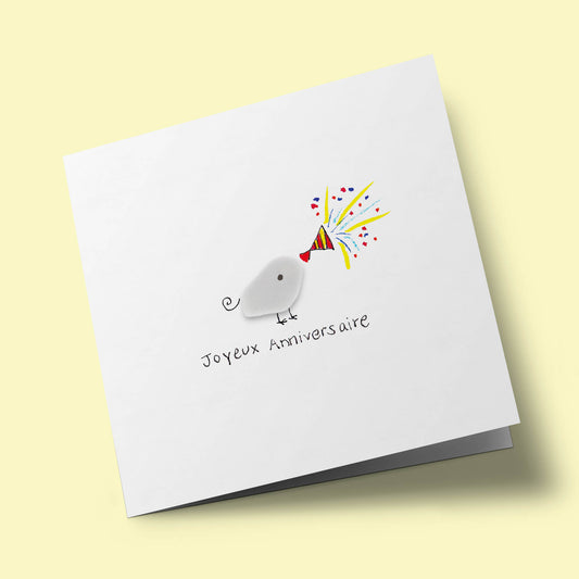 Verre de mer - Joyeux anniversaire, confettis
