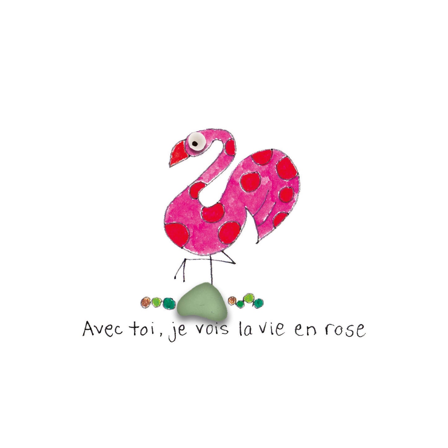 Verre de mer - Avec toi, je vois la vie en rose